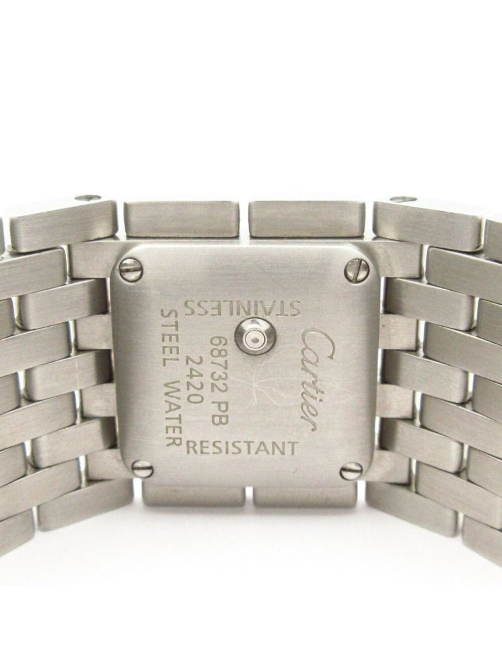 Cartier Watch Panthere Ribbon Shell Dial SS Blue - Picture 5 of 9